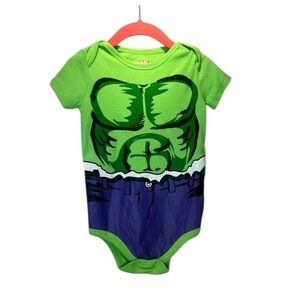 Marvel Incredible Hulk Baby Bodysuit Onesie Romper Size 24 Months